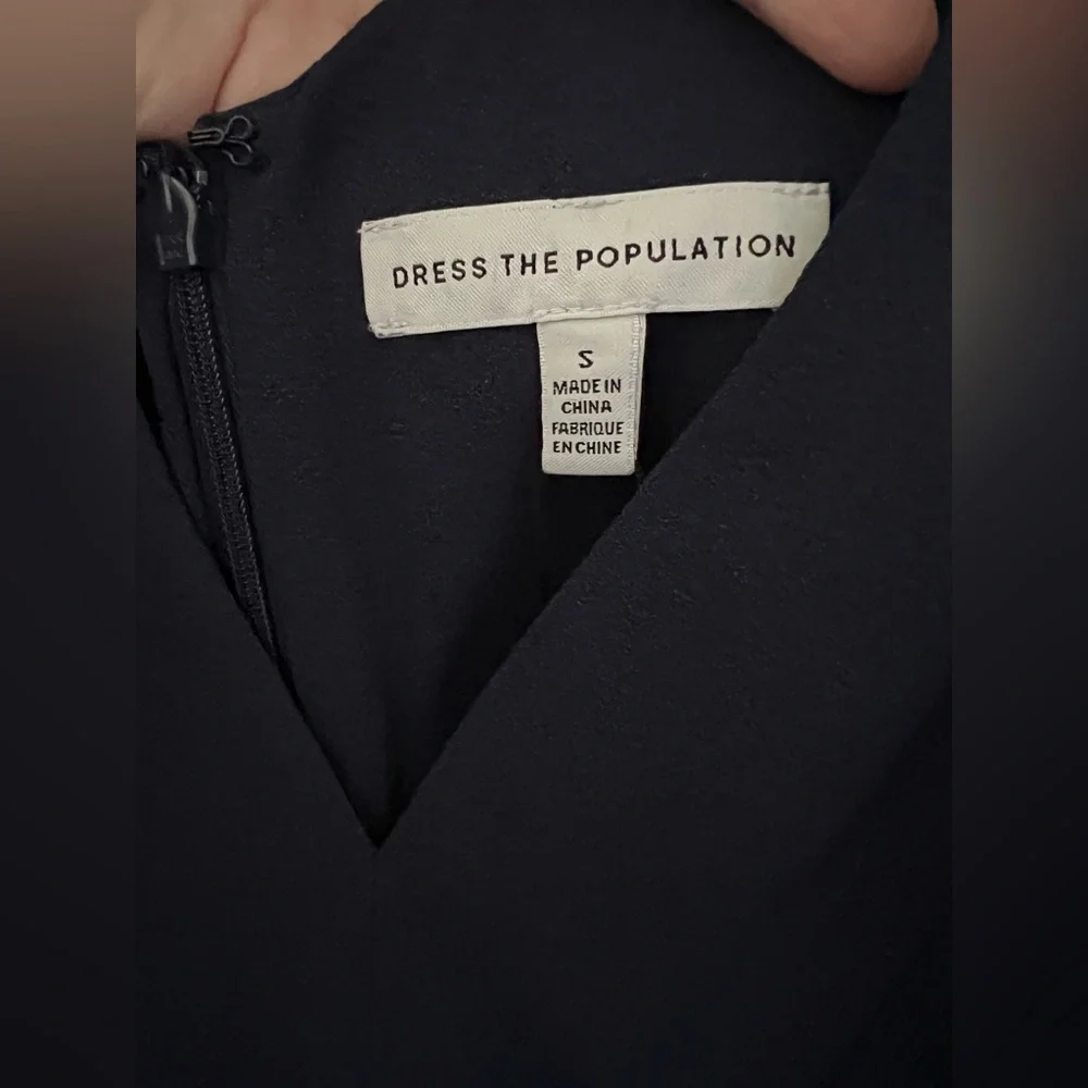 Dress the Population in Midnight Blue Size Small New - Picture 11 of 14